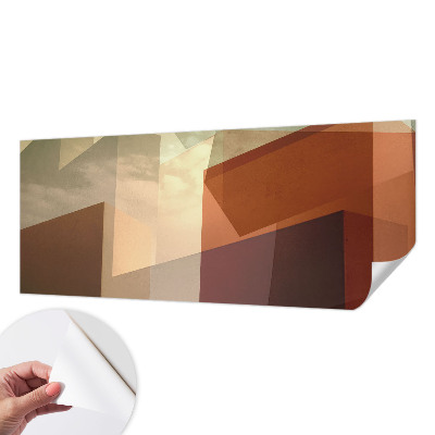 Papel mural texturado decorativo Formas abstractas