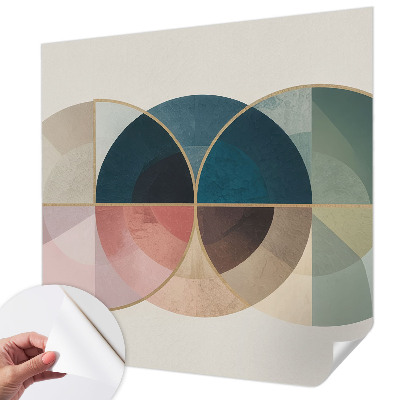 Papel mural con patrón decorativo Elegancia geométrica
