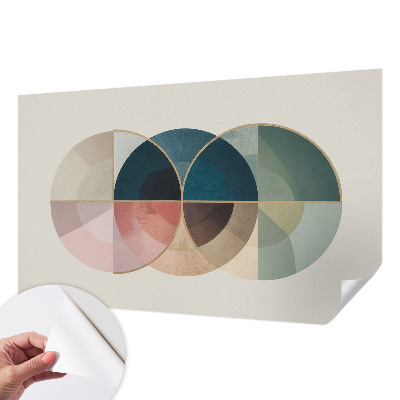 Papel mural con patrón decorativo Elegancia geométrica