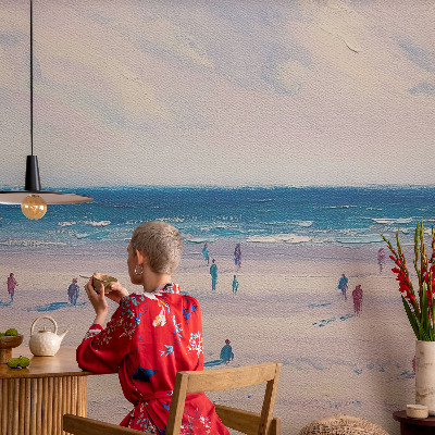 Mural de pared con estampado hermoso Marina