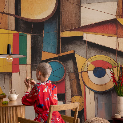 Papel mural con patrón decorativo Patrones geométricos