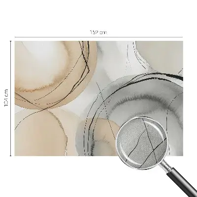 Fotomural decorativo para cabecero de cama con diseño de armonía geométrica para cabecero