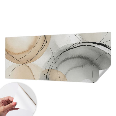 Fotomural decorativo para cabecero de cama Armonía geométrica