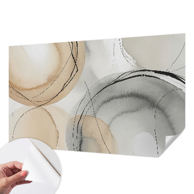Fotomural decorativo para cabecero de cama Armonía geométrica