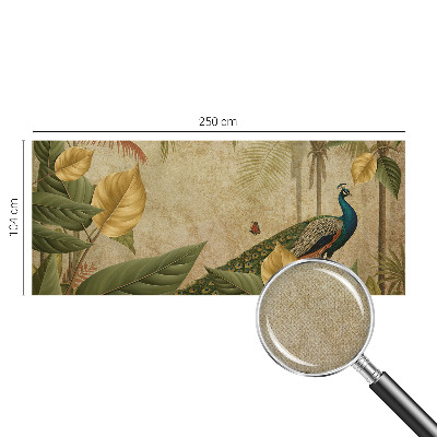Fotomural decorativo para cabecero de cama con diseño de ave exótica