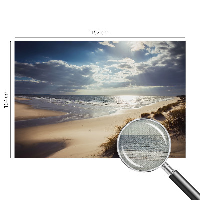 Fotomural decorativo para cabecero de cama Costa radiante