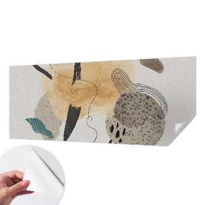 Papel mural con patrón decorativo Composición abstracta