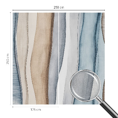 Papel mural con patrón decorativo rayas abstractas