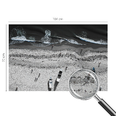 Papel mural con patrón decorativo Tranquilidad en la playa