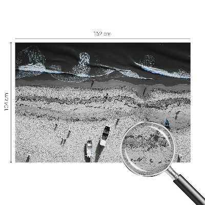 Papel mural con patrón decorativo Tranquilidad en la playa