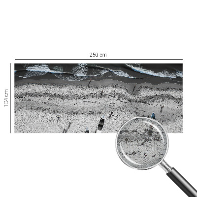 Papel mural con patrón decorativo Tranquilidad en la playa