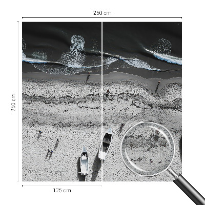 Papel mural con patrón decorativo Tranquilidad en la playa