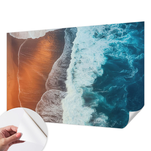 Mural de pared con estampado hermoso Simbiosis marina