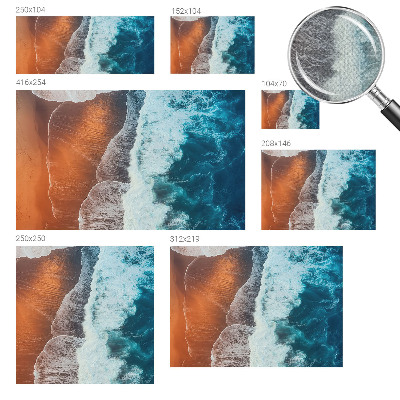 Mural de pared con estampado hermoso Simbiosis marina