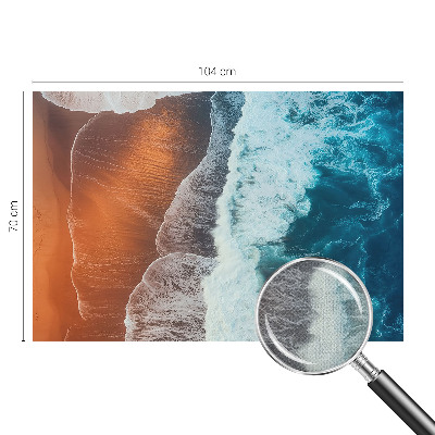 Mural de pared con estampado hermoso Simbiosis marina