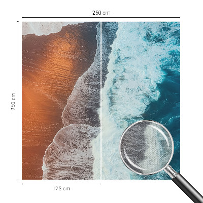 Mural de pared con estampado hermoso Simbiosis marina