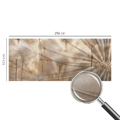 Papel mural texturado decorativo Dientes de león sutiles