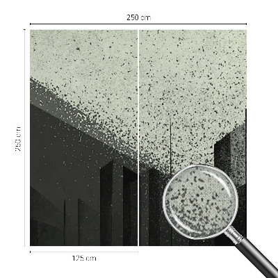 Fotomural decorativo para cabecero de cama Geometría urbana