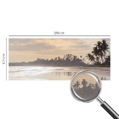 Mural de pared con estampado hermoso Mañana en la playa