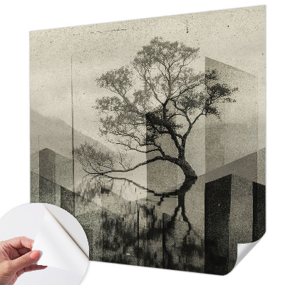 Mural de pared con estampado hermoso Elegancia pura