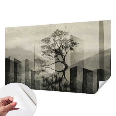 Mural de pared con estampado hermoso Elegancia pura