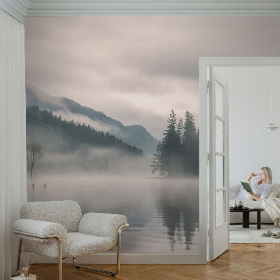 Papel mural con patrón decorativo Lago atmosférico