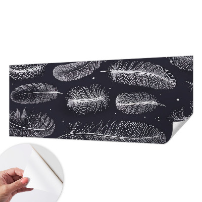 Papel mural texturado decorativo Plumas sutiles