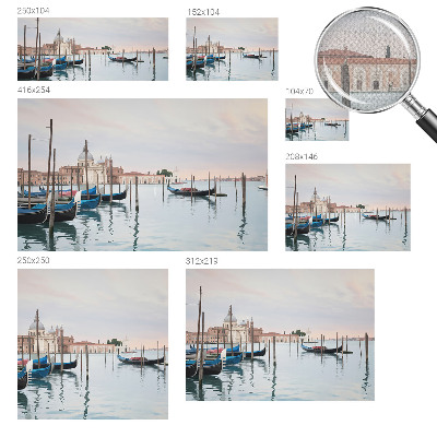 Fotomural decorativo para cabecero de cama paisaje veneciano