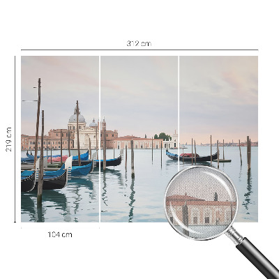 Fotomural decorativo para cabecero de cama paisaje veneciano