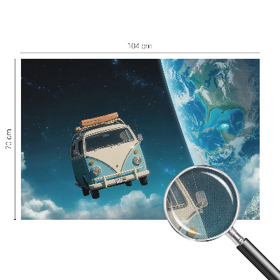 Mural de pared con estampado hermoso Viajes espaciales