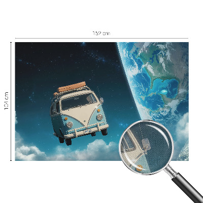 Mural de pared con estampado hermoso con motivos de viajes espaciales