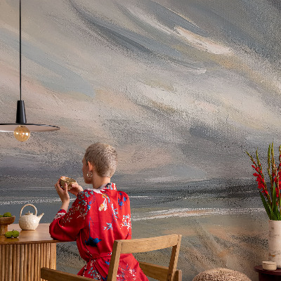 Fotomural decorativo para cabecero de cama Calma matutina