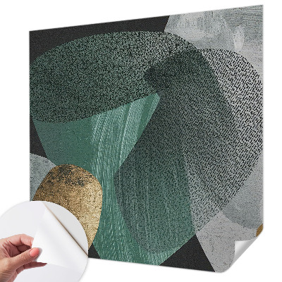 Papel mural con patrón decorativo Geometría abstracta