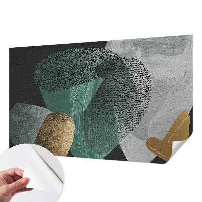 Papel mural con patrón decorativo Geometría abstracta