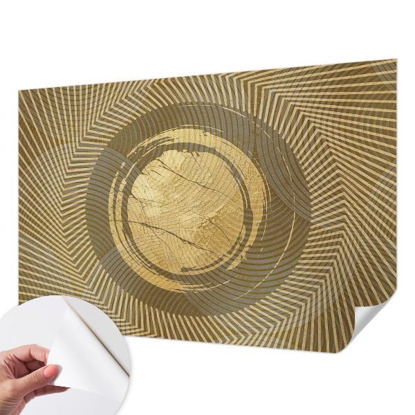 Papel mural con patrón decorativo Líneas radiantes