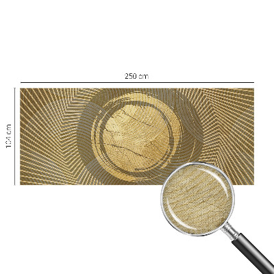 Papel mural con patrón decorativo Líneas radiantes