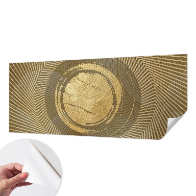 Papel mural con patrón decorativo Líneas radiantes