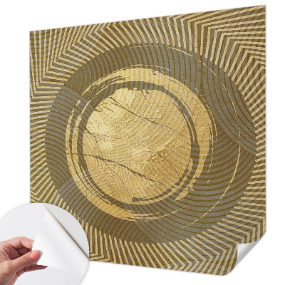 Papel mural con patrón decorativo Líneas radiantes