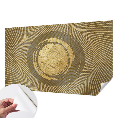 Papel mural con patrón decorativo Líneas radiantes