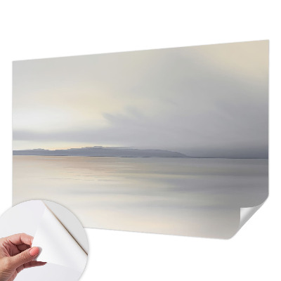 Papel mural texturado decorativo con un paisaje armonioso como motivo