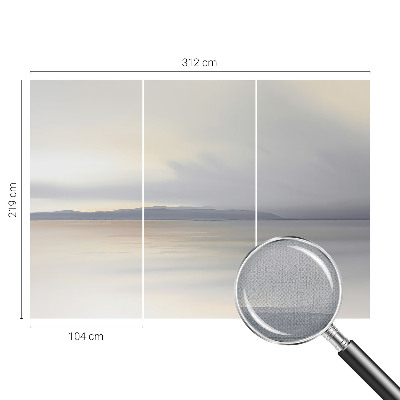 Papel mural texturado decorativo Paisaje armonioso