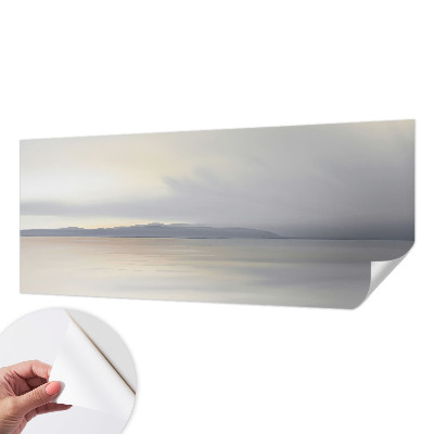 Papel mural texturado decorativo con un paisaje armonioso como motivo