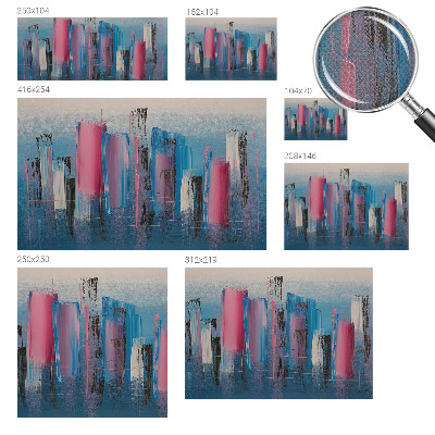 Mural de pared con estampado hermoso rayas abstractas