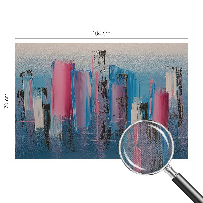 Mural de pared con estampado hermoso rayas abstractas