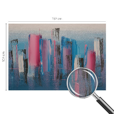 Mural de pared con estampado hermoso rayas abstractas