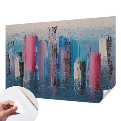 Mural de pared con estampado hermoso rayas abstractas