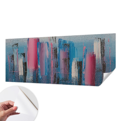Mural de pared con estampado hermoso rayas abstractas