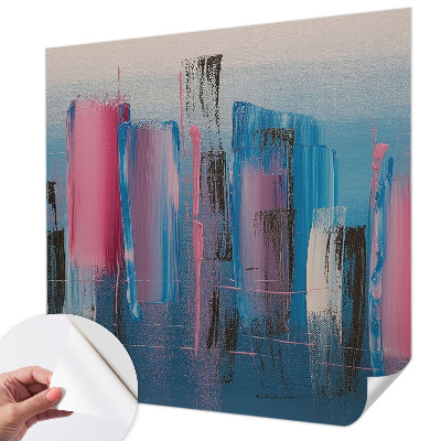 Mural de pared con estampado hermoso rayas abstractas
