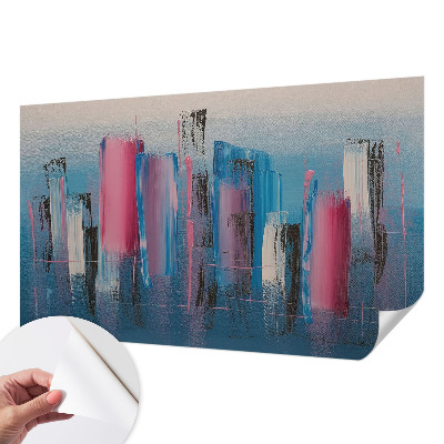Mural de pared con estampado hermoso rayas abstractas