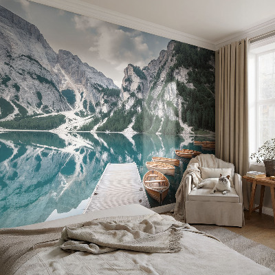 Papel mural texturado decorativo Panorama de montaña